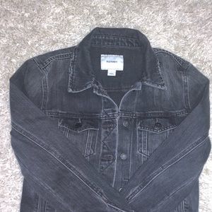 Old Navy Black Jean Jacket